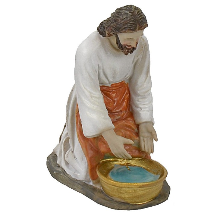 Lavado de pies 13 cm estatuas pascuales