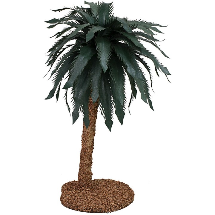 Palma con hojas moldeables h 35 cm