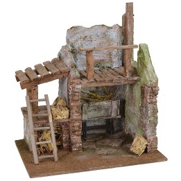 Barn with manger cm 20X14,5X21,5 h