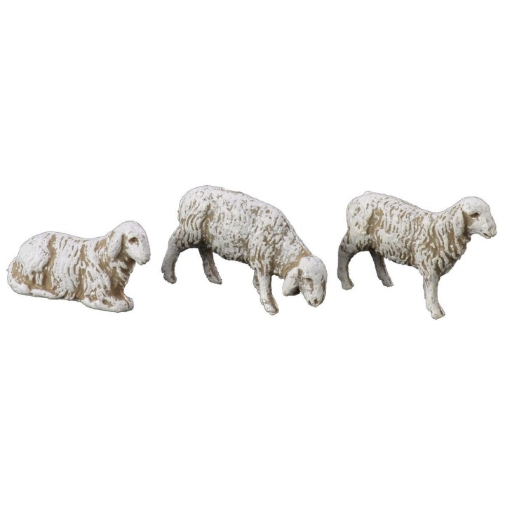 Conjunto de 12 ovejas para estatuas de 6 cm Landi Moranduzzo