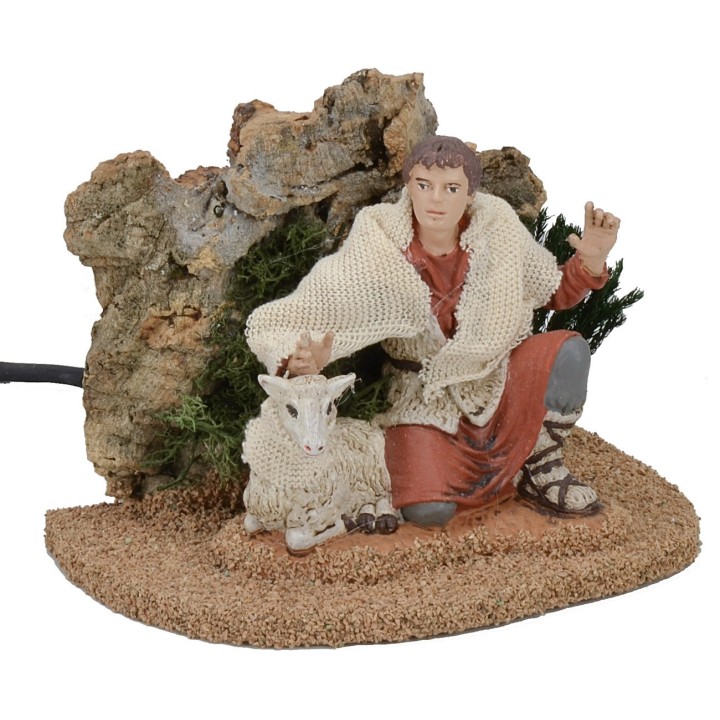 Shepherd and sheep series 15 cm Oliver in motion