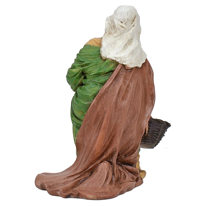 Donna con cesto serie 13 cm Pigini