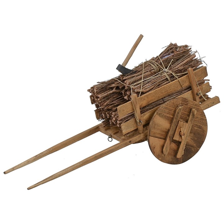 Man with cart 30 cm Pigini