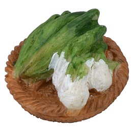 Resin basket with vegetables ø 3 cm