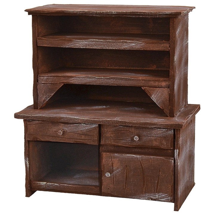 Sideboard in antiqued wood cm 9x5x11 h