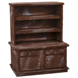 Aparador de madera envejecida cm 25,5x15x32 h