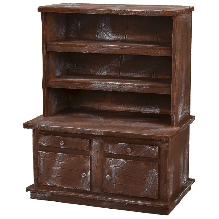 Credenza in legno antichizzato cm 25,5x15x32 h