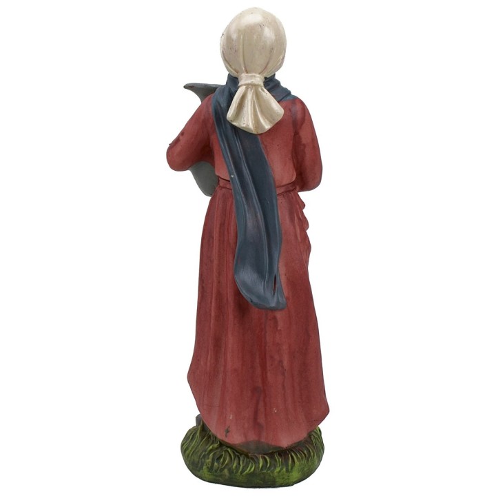 Woman with pitcher in resin 40 cm series