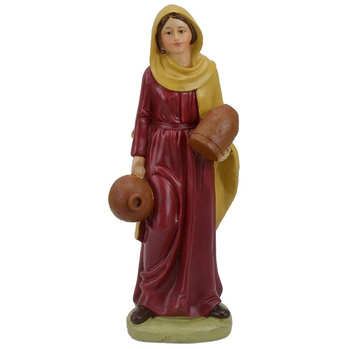 Palestinian woman with resin amphorae 30 cm