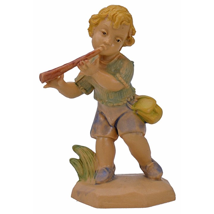 Bambino con flauto serie 8 cm