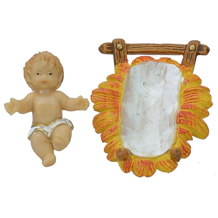 Cm 8 Nativity lux set of 3 pcs in pvc
