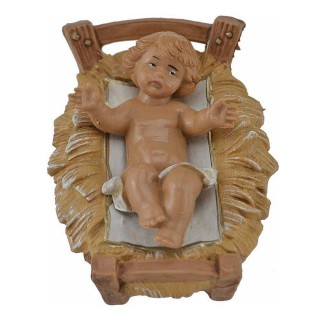 Jesús Niño con cuna serie 12 cm Fontanini