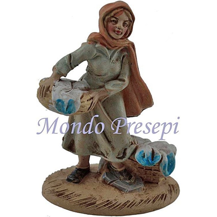 Cm 8 Woman with a basket of clothes lux