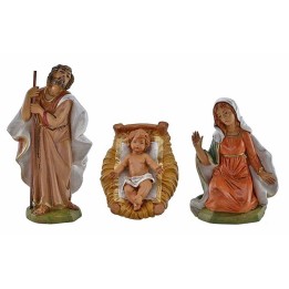 Natività 3 soggetti 20 cm Euromarchi presepe