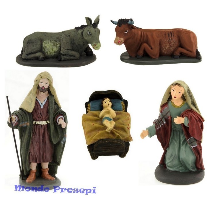 Nativity cm 10 in Marmolina