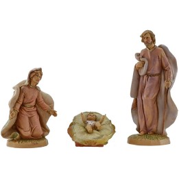 Natività 3 soggetti serie lux cm 20