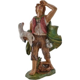 Shepherd with lamb 20 cm Euromarchi
