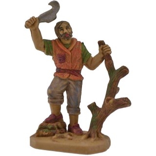 Leñador de 6 cm en pvc lux