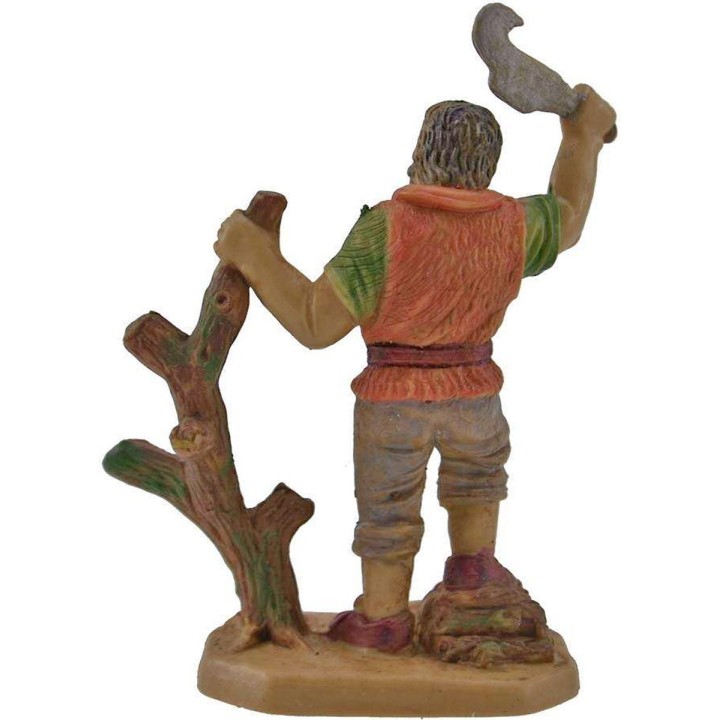 Leñador de 6 cm en pvc lux