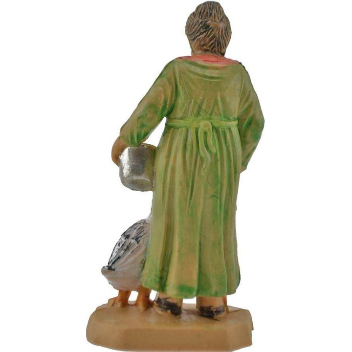 6 cm Campesina con ganso lux