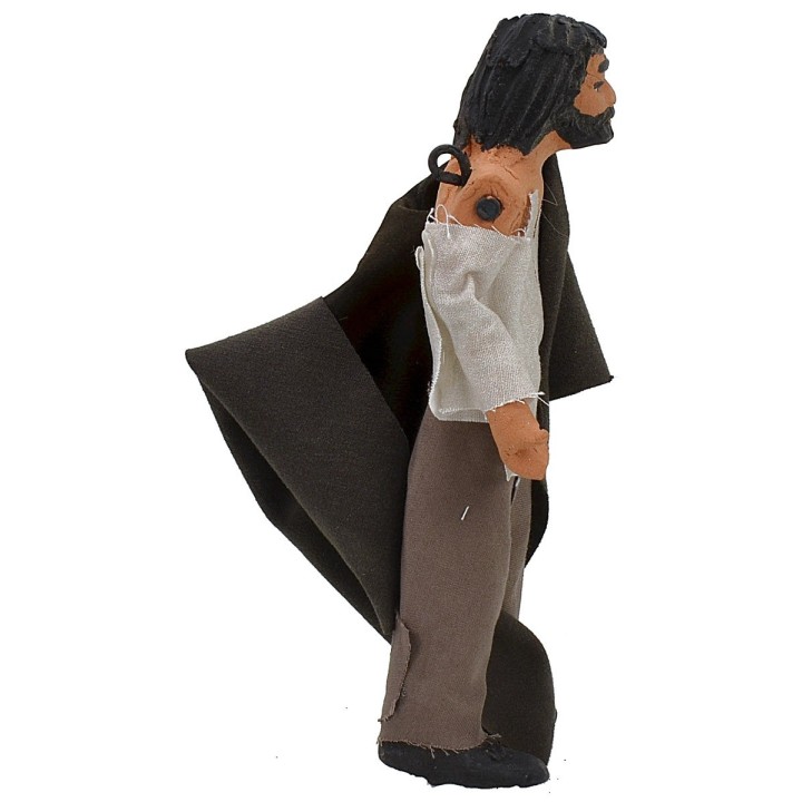 Hombre de pie de 12-13 cm con el brazo arriba-abajo.