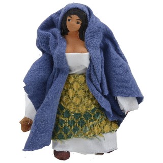 Standing woman 10-11 cm jointed
