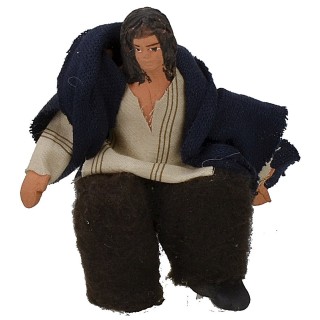 Hombre sentado serie 10 cm con brazo arriba-abajo