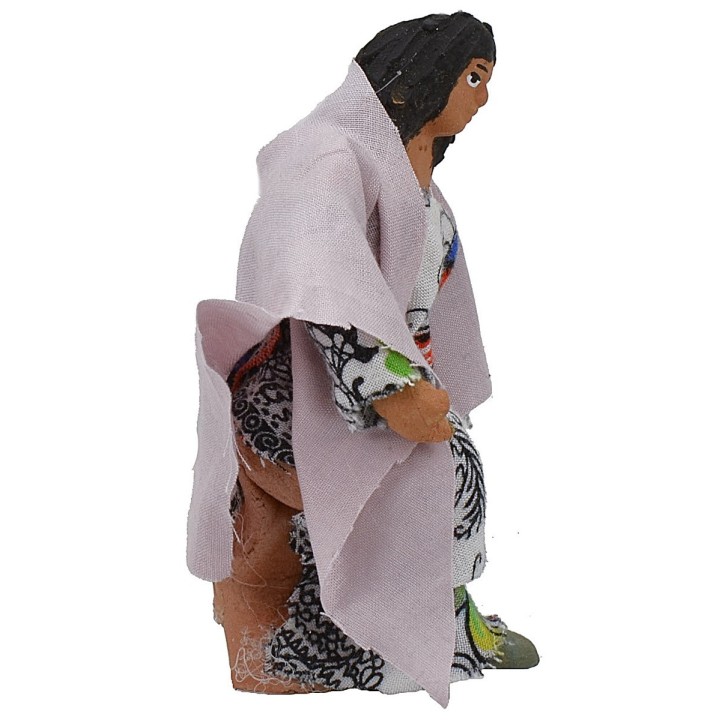 Seated woman cm 10-11 articulated