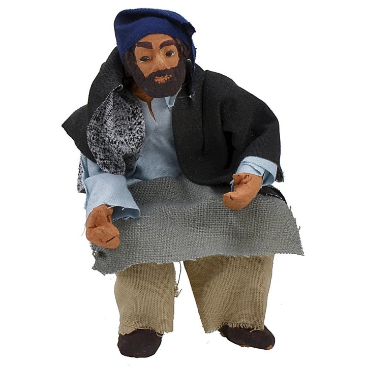 Uomo seduto serie 15 cm con braccio su-giù