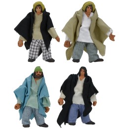 Uomo in piedi snodato con mano forata 10-11 cm