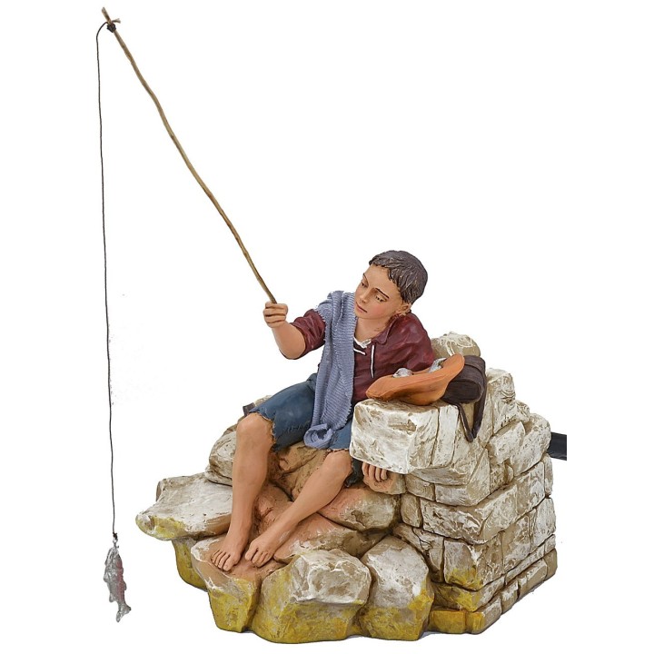 Pescador en movimiento serie 30 cm Pigini