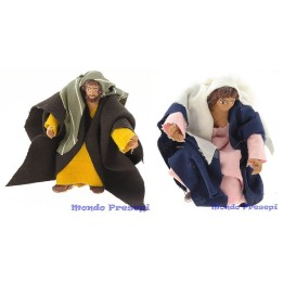 San José y María articulados serie 8 cm