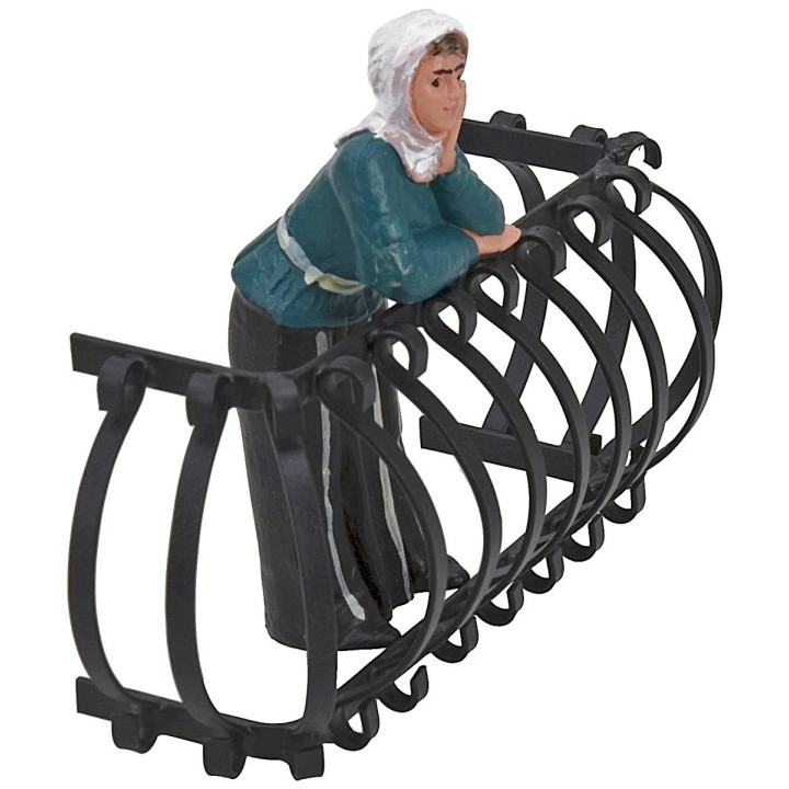 Mujer asomada 10 cm Euromarchi