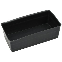 Vaschetta rettangolare fontana presepe fai da te cm 6x11,5x4 h