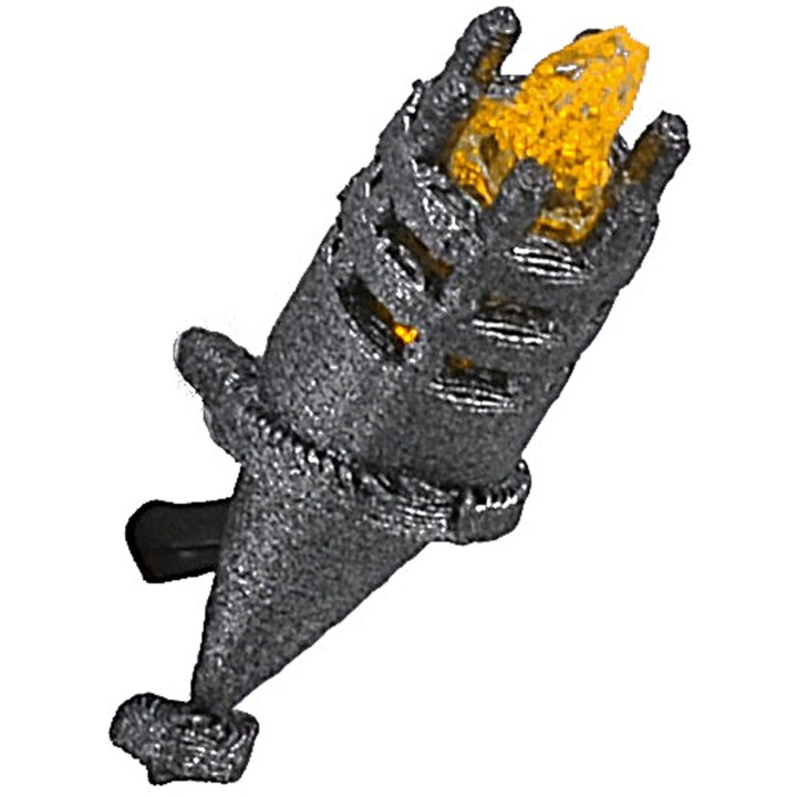 Antorcha h 3,5 cm parpadeante con led amarillo 12 v.