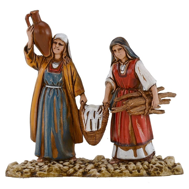 Women with amphora and fagots 10 cm Landi Moranduzzo cost.