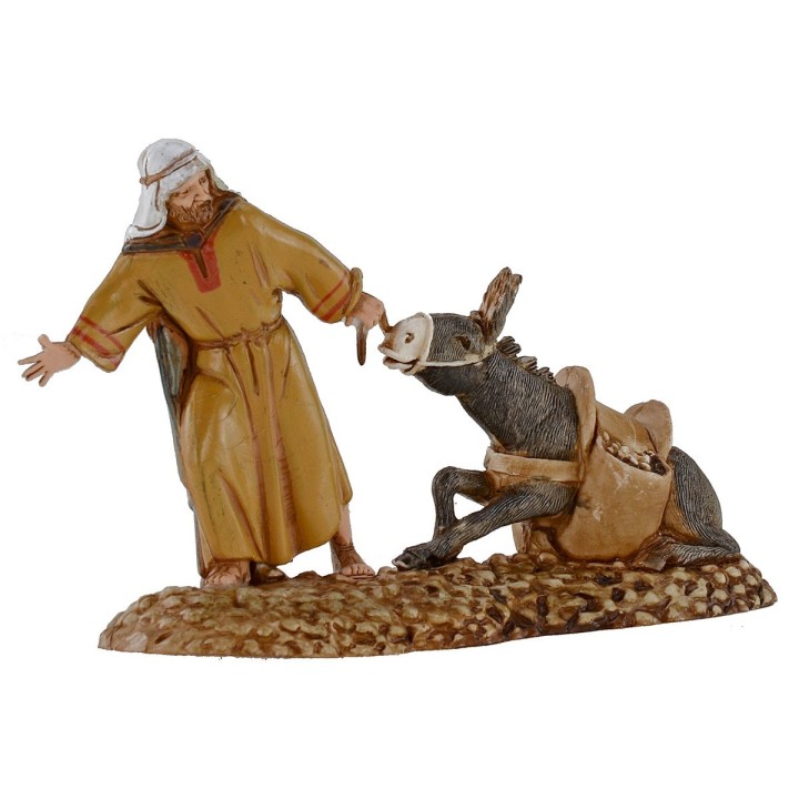 Man pulling the donkey 10 cm Landi Moranduzzo cost. 