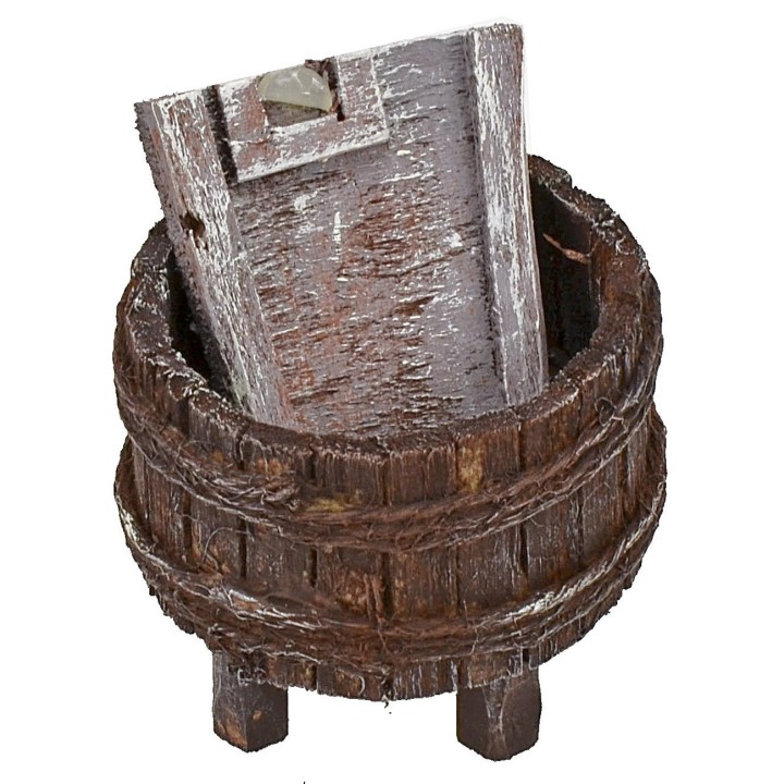 Tub with washbasin cm ø 5,1x4,4 h