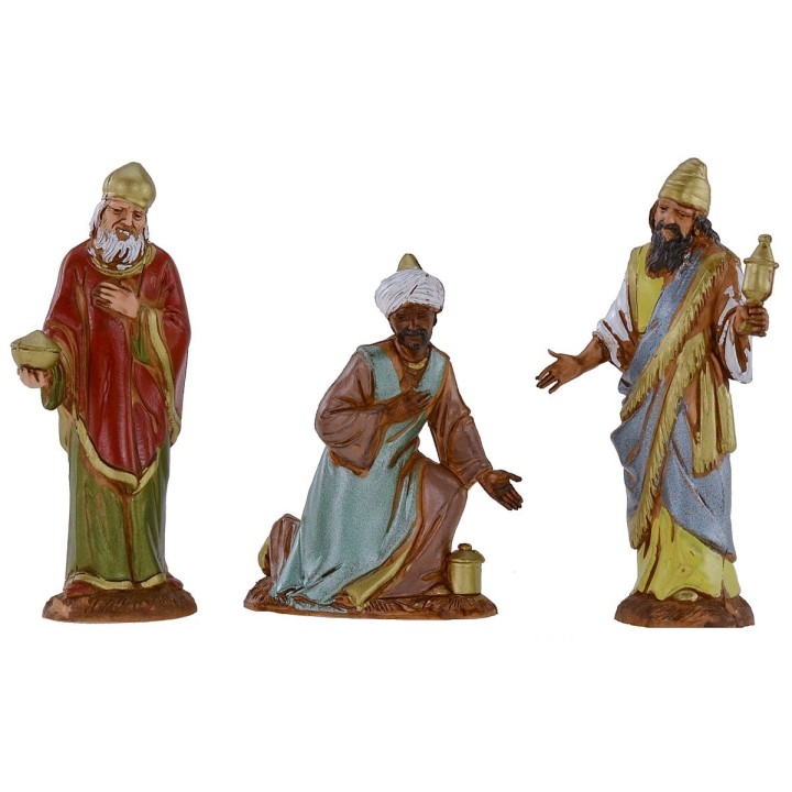Tres Reyes Magos cm 10 fig. 