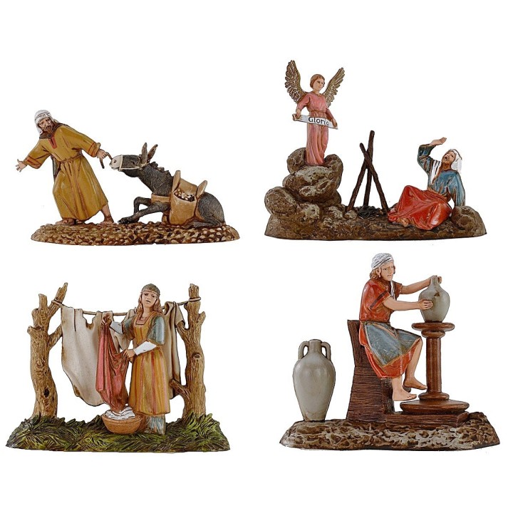 Group of characters 10 cm Landi Moranduzzo cost. 