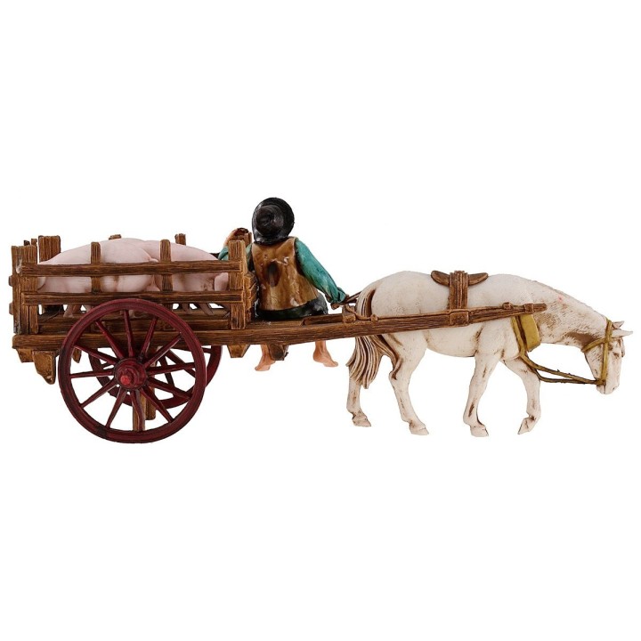 Carro con maiali serie 10 cm Landi Moranduzzo