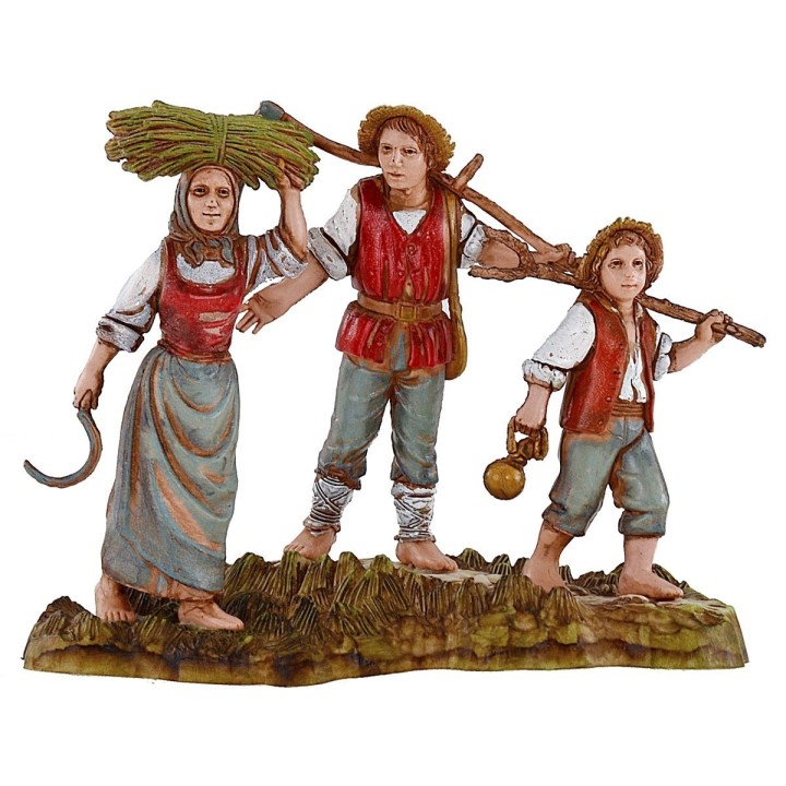 6 Groups of statues 10 cm Landi Moranduzzo