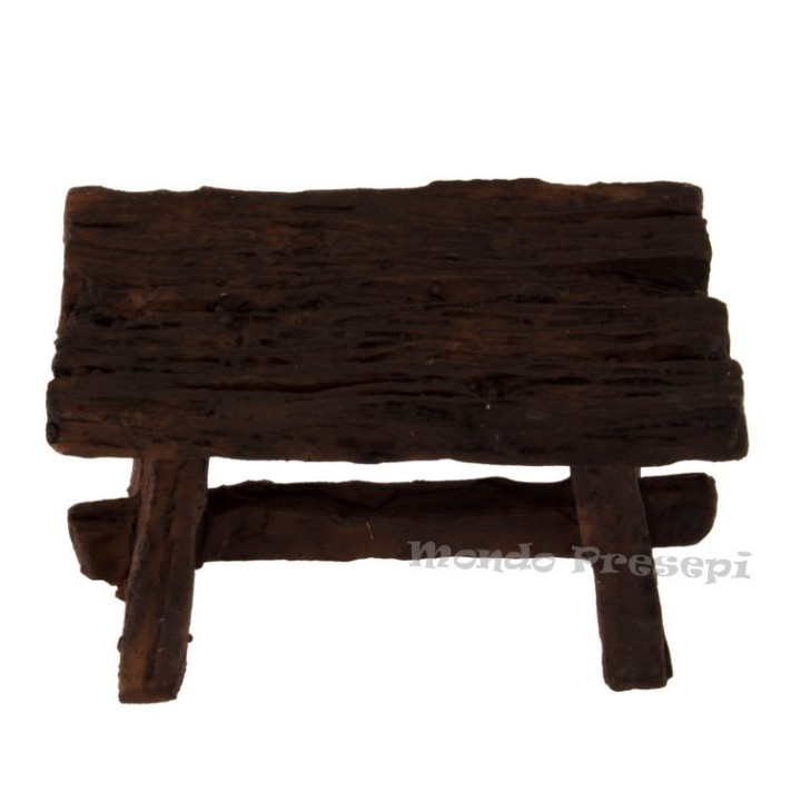 Tavolo in resina ef. legno cm 5x2,8x3,2 h.