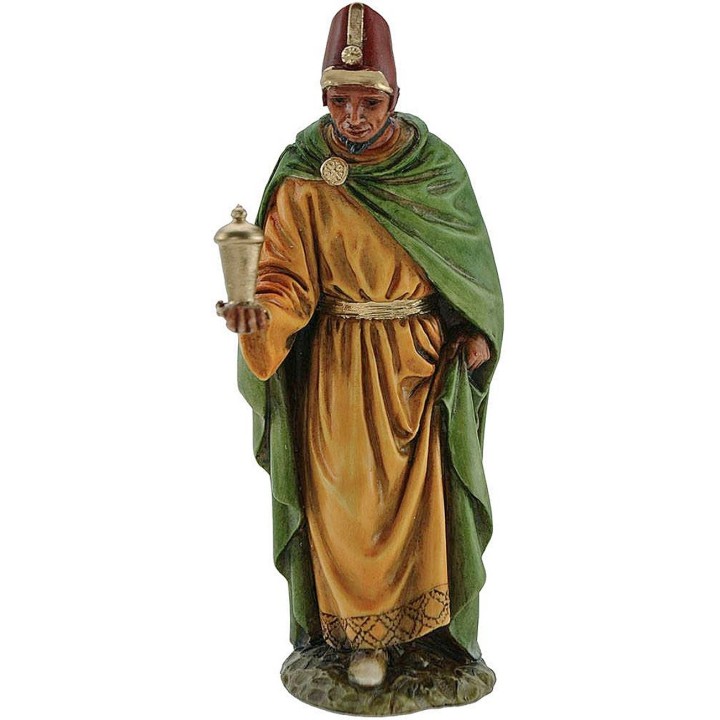 Tres Reyes Magos Landi Moranduzzo 15 cm en resina