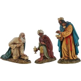 Tre Re Magi Landi Moranduzzo 20 cm in resina