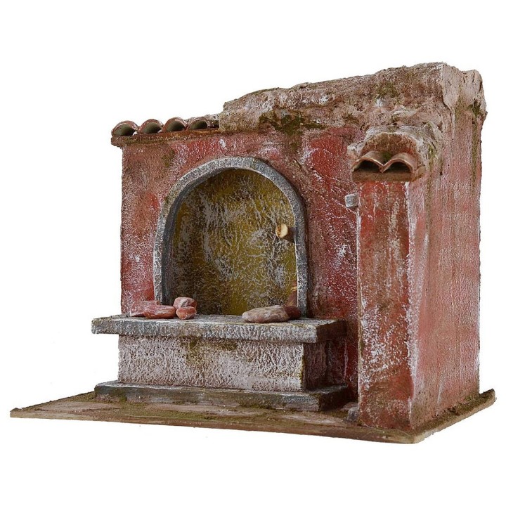 Setting up a butcher shop for presepe cm 24x18x20, 5 h for
