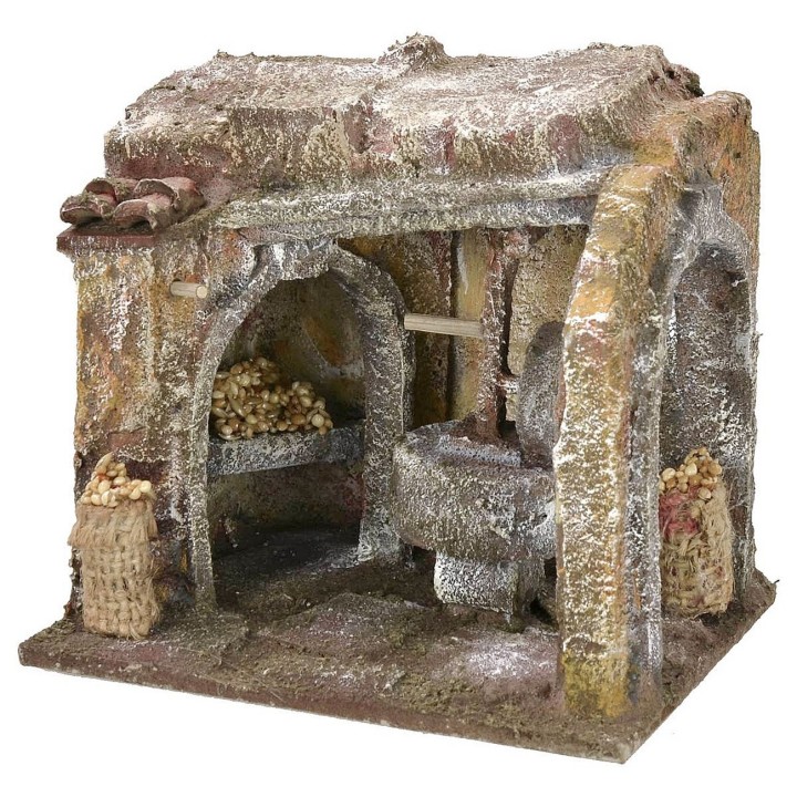Millstone setting for miller cm 11,5x9x10 h for 6 cm statues