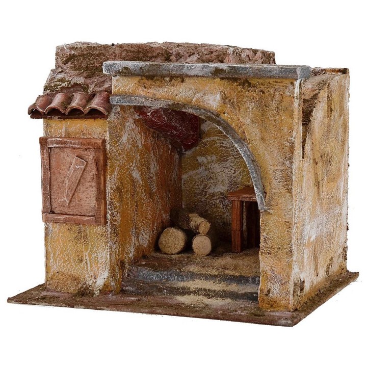 Taller de carpintero cm 24x18x20,5 h para estatuas cm 12