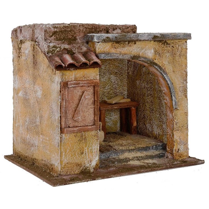 Taller de carpintero cm 24x18x20,5 h para estatuas cm 12