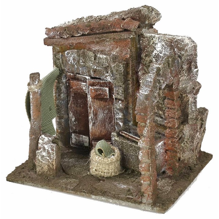 Patio con lavadero y arco de 11,5x9x11 cm de altura para